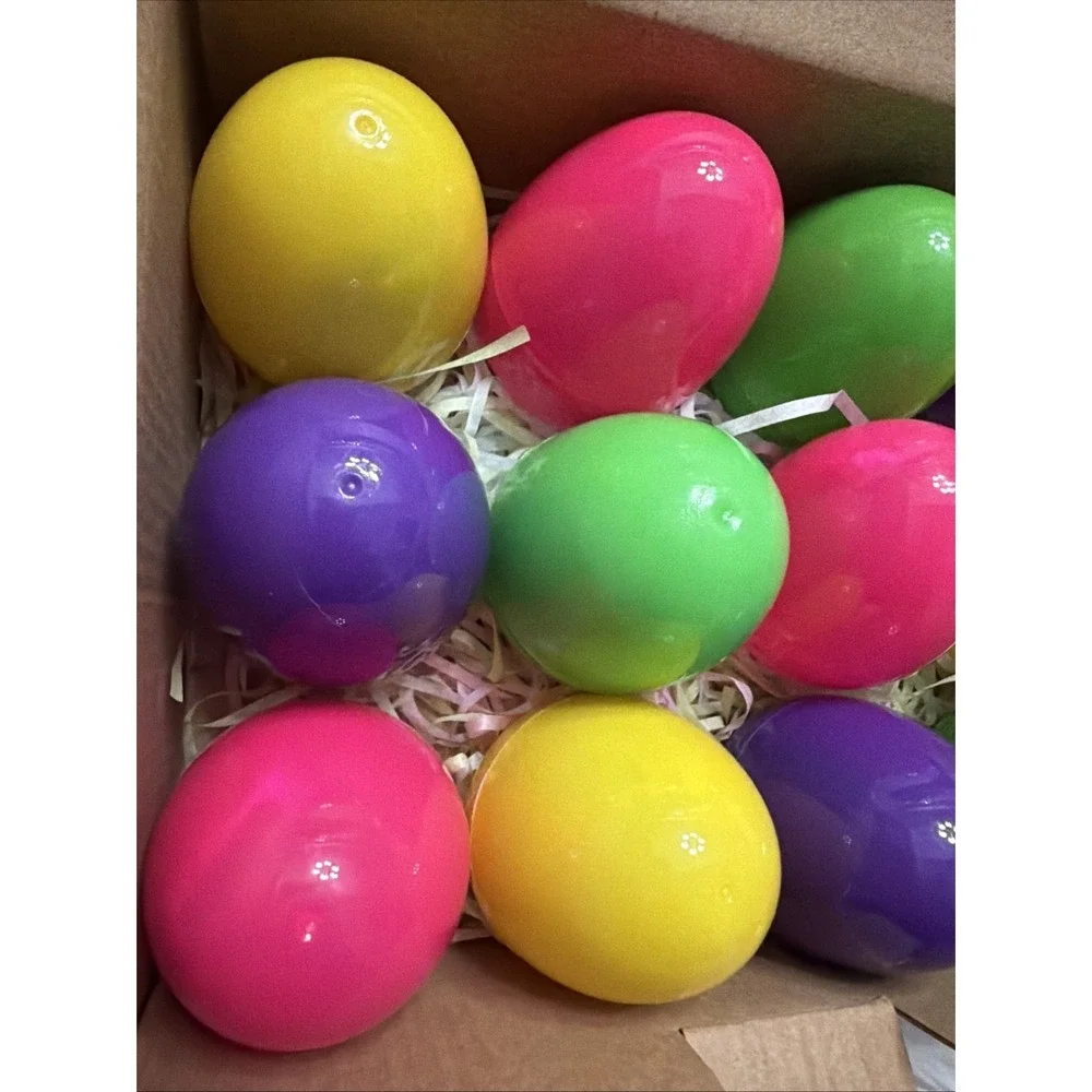 HiDreamy 12 Pack Pre-Filled Easter Eggs with Die-Cast Racing Cars Party Favors